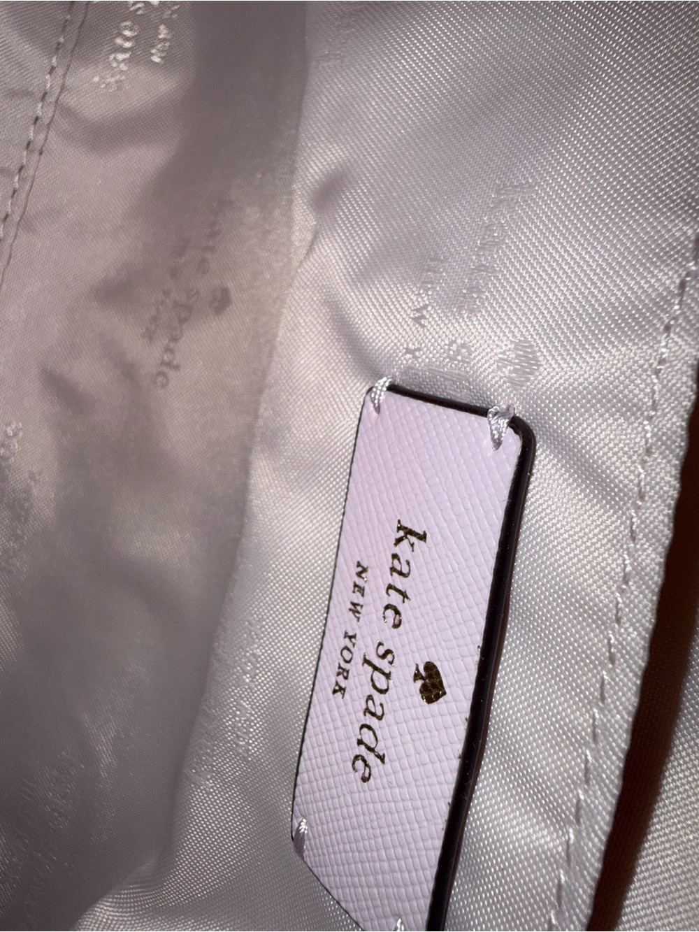 Kate Spade Madison Saffiano Leather Mini Satchel - Pastel Lavender - NWT - Picture 8 of 11